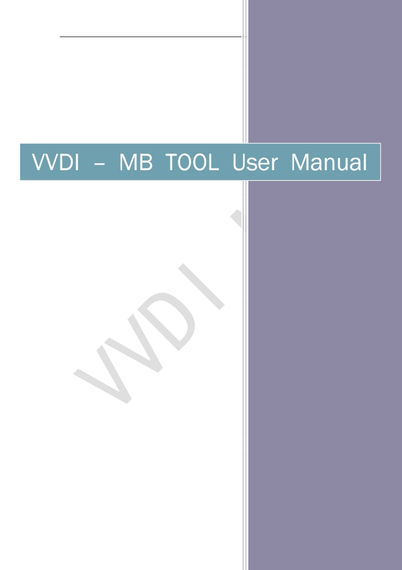 vvdi-mb-tool-操作说明书手册
