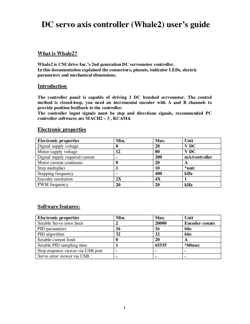whale2_hardware_eng安装调试说明书手册