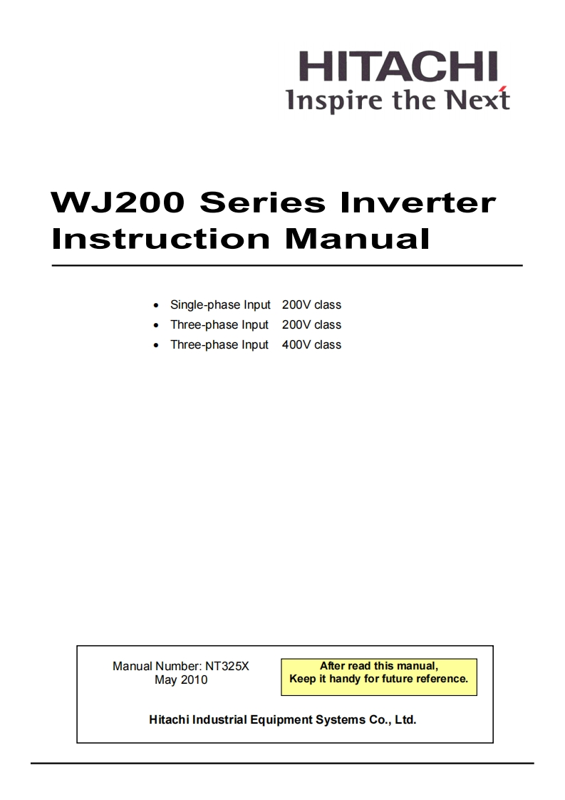wj200使用说明书手册