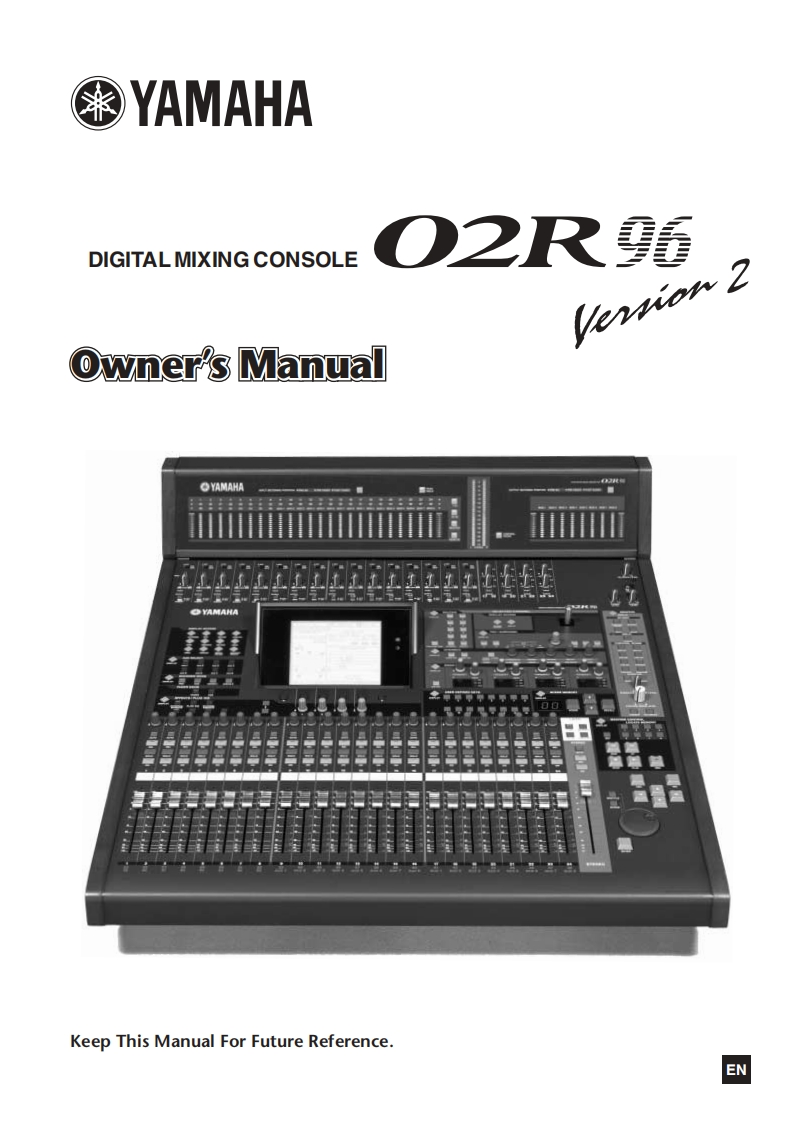 yamaha02R96V2操作说明书手册