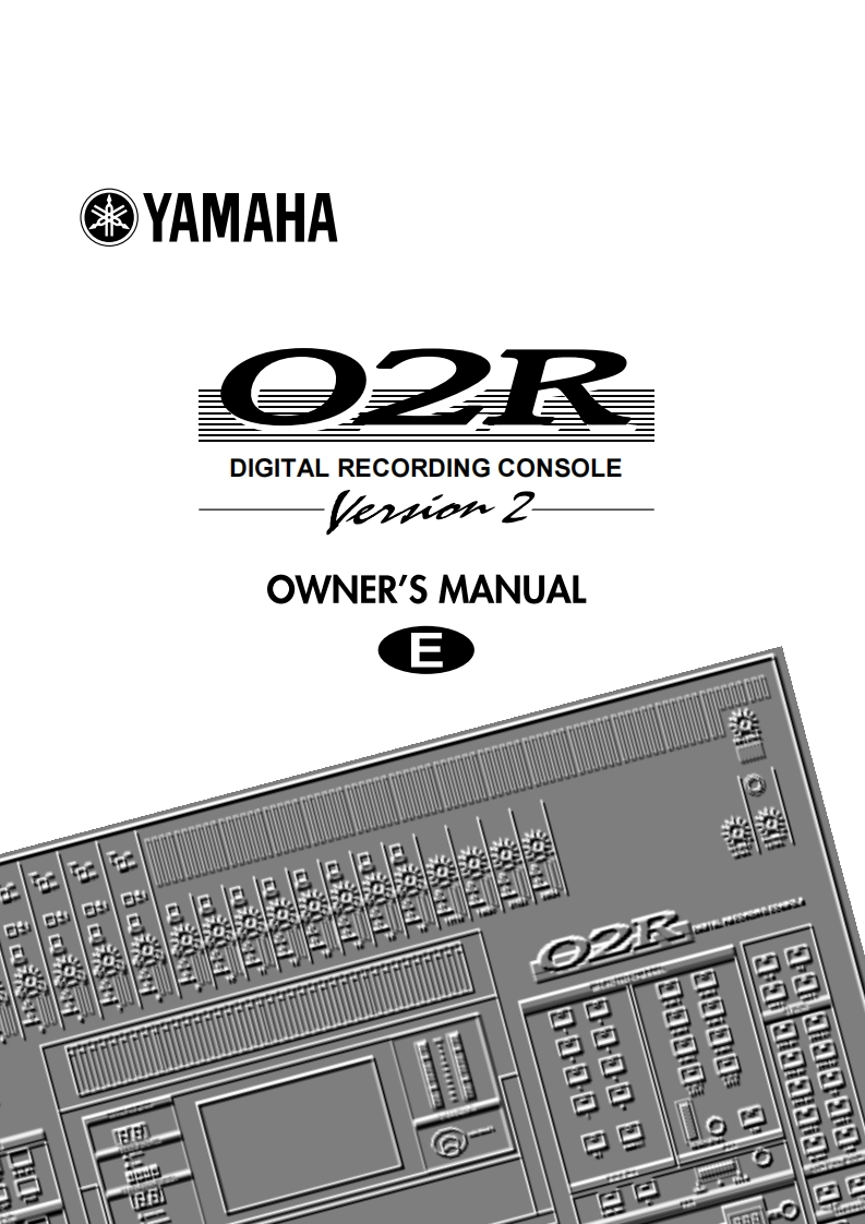 yamaha02RV2操作说明书手册