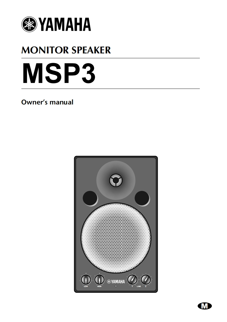 yamahaMSP3操作说明书手册