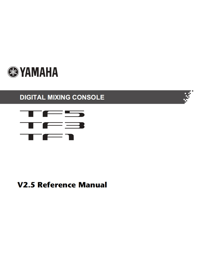 yamahaTF操作说明书手册