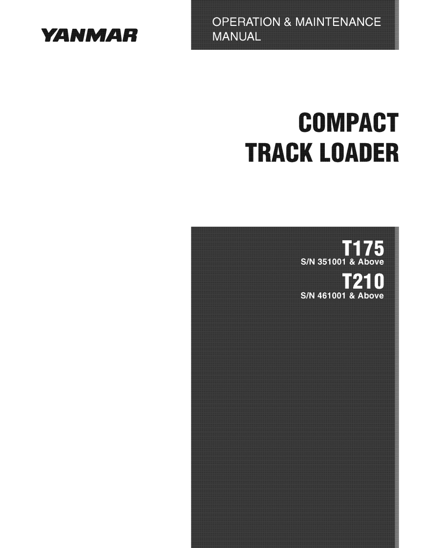yanmar-t175操作与维护手册