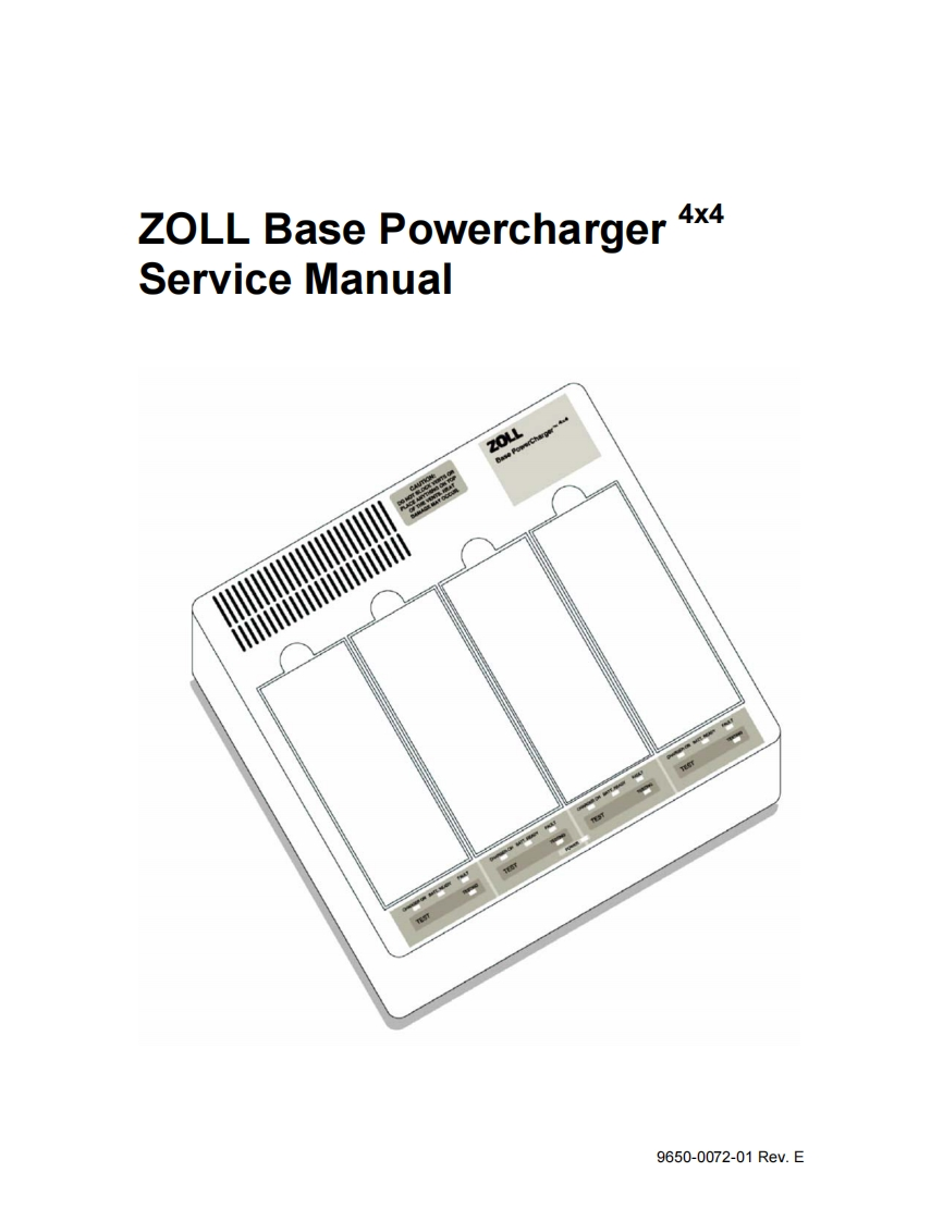zoll-base-powercharger-4x4-维修操作说明书手册