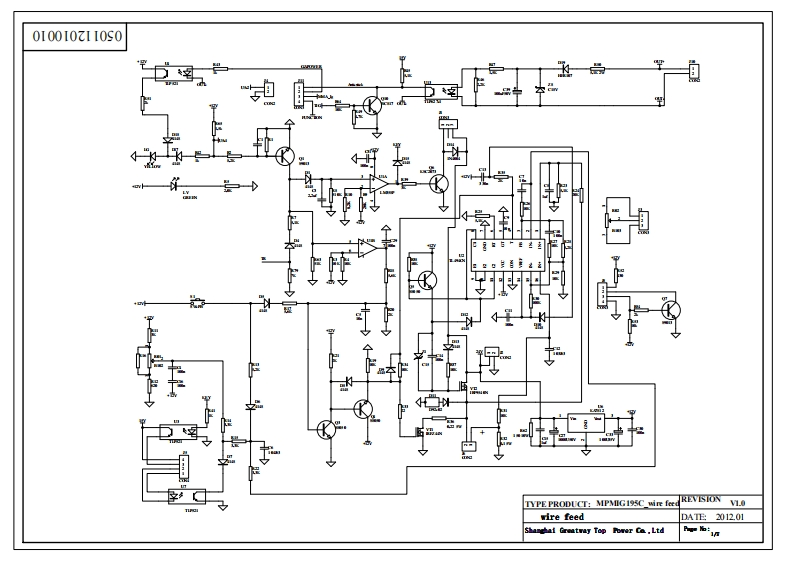 САИПА-190МФ1с1GP126电器原理图