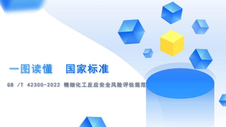 一图读懂GBT42300-2022《精细化工反应安全风险评估规范》