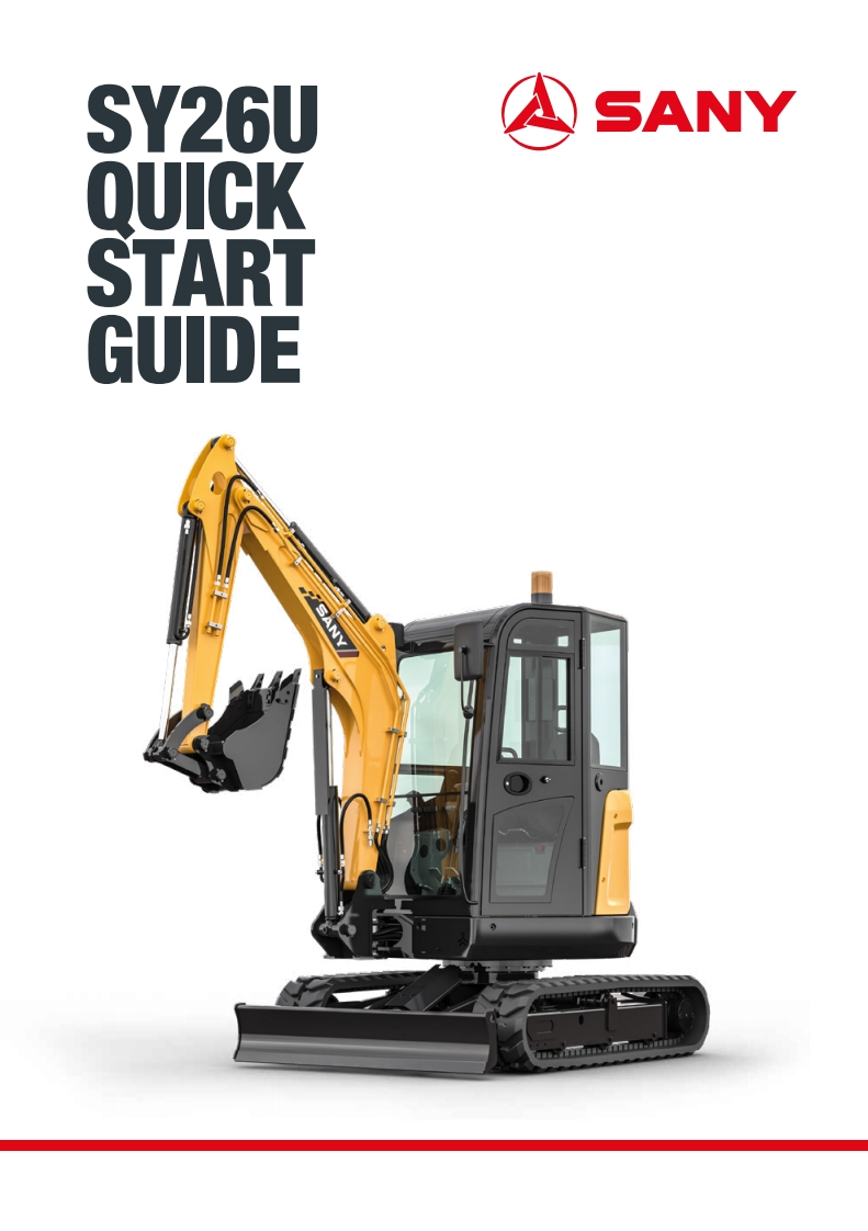 三一Sany-Quick-Start-Guide-SY26-Web快速操作说明书手册