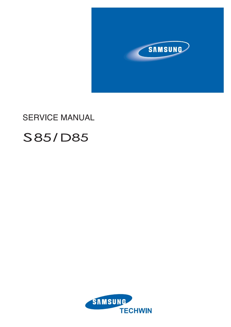 三星S85-D85数码相机维修手册