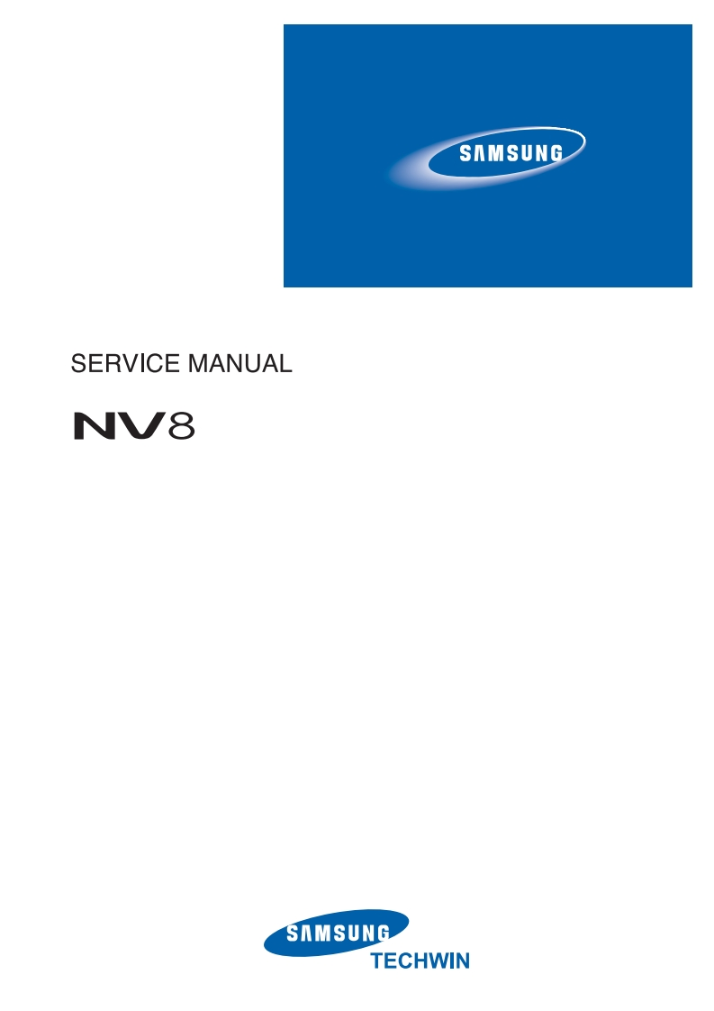 三星SAMSUNGNV8数码相机维修手册