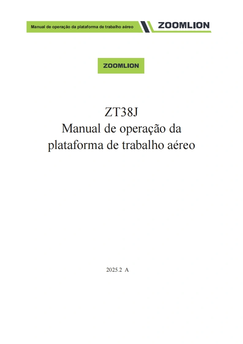 中联重工ZT38J-葡萄牙语操作手册