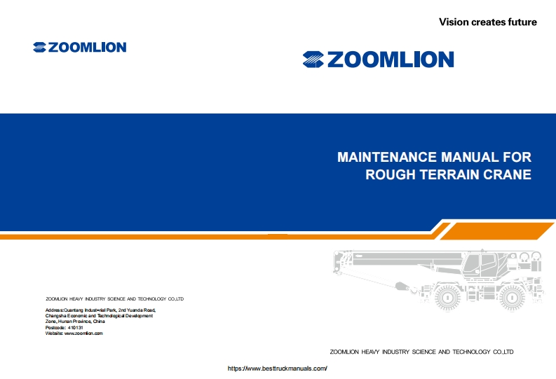 中联重工Zoomlion-Rough-Terrain-Truck-Crane-Maintenance--Manual维修维护手册-PDF-(1)