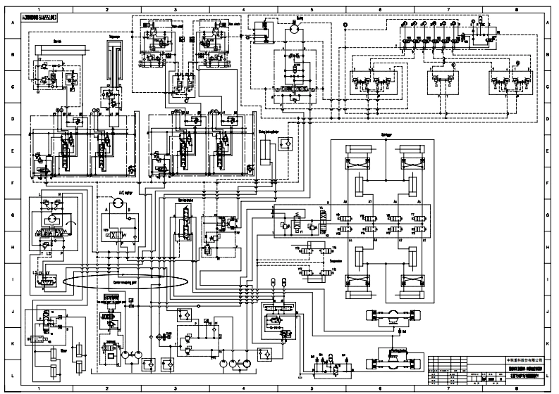 中联重科起重机吊车-Mobile-Crane-RT55-Hydraulic-Schematic_液压原理图-找手册网