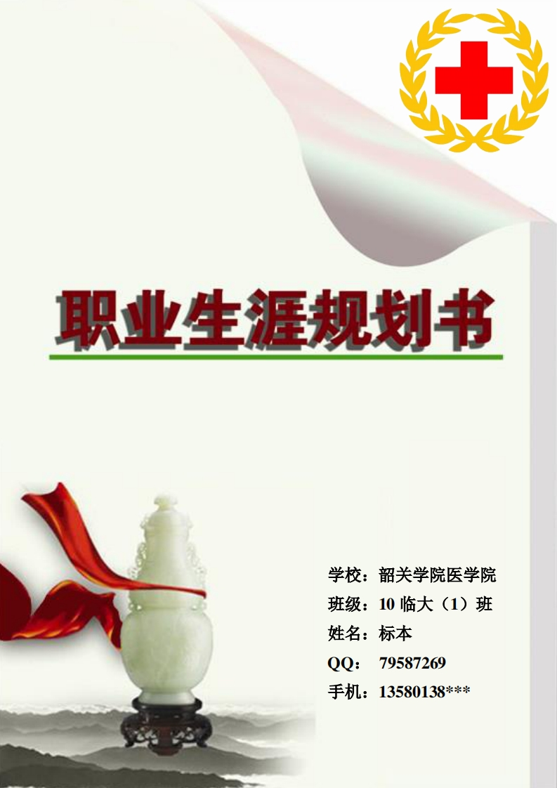 临床医学职业生涯规划书模板