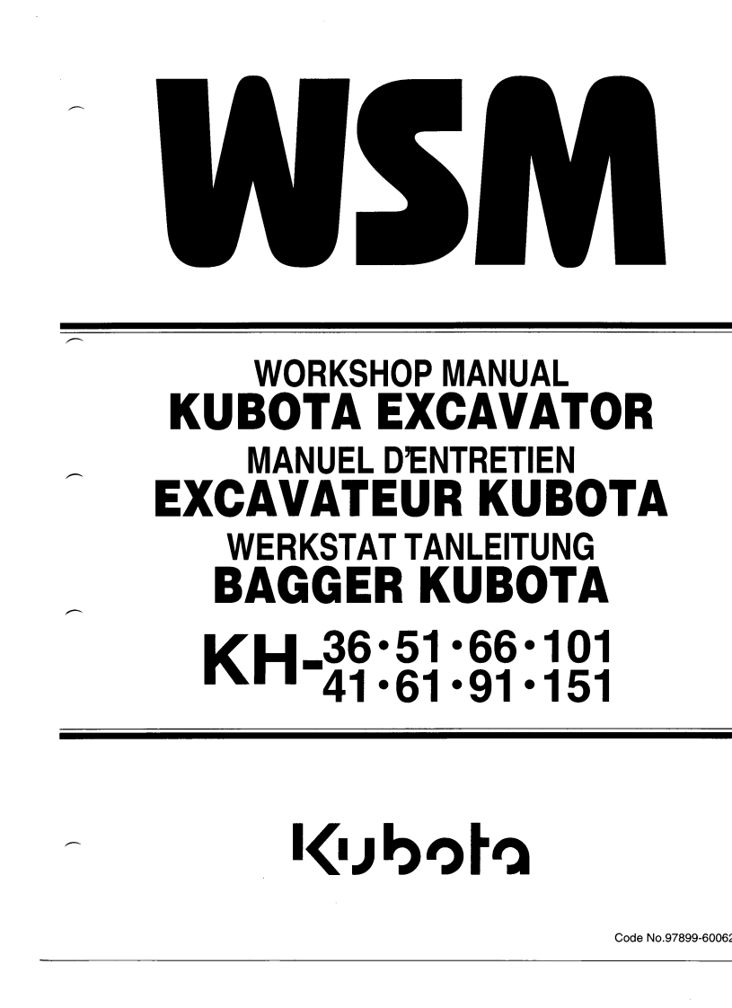 久保田kubota-kh36-41-51-61-66-91-101-151维修手册-factory-service-repair-manual-service-manual2(1)