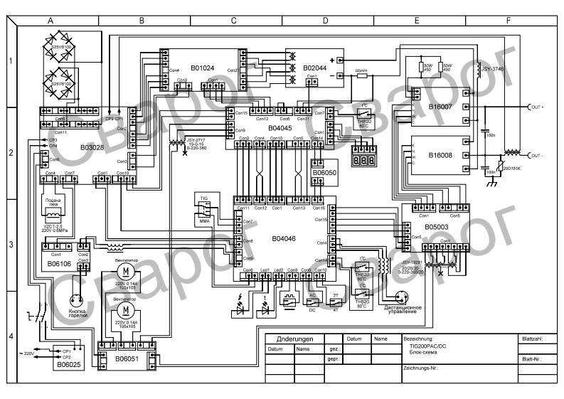 佳士焊机TIG1200PACDC1(R60)电器原理图-找手册网