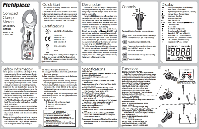使用操作说明书手册-SC220-240-260-v15