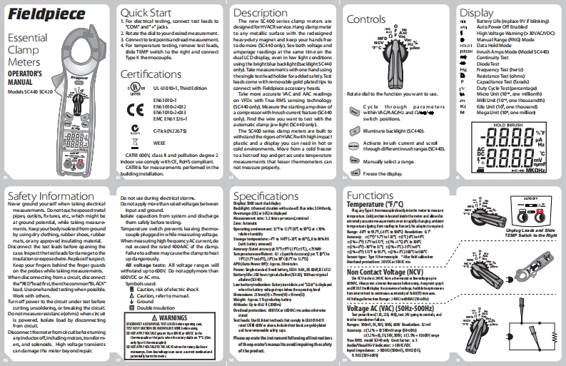 使用操作说明书手册-SC420-440-v21