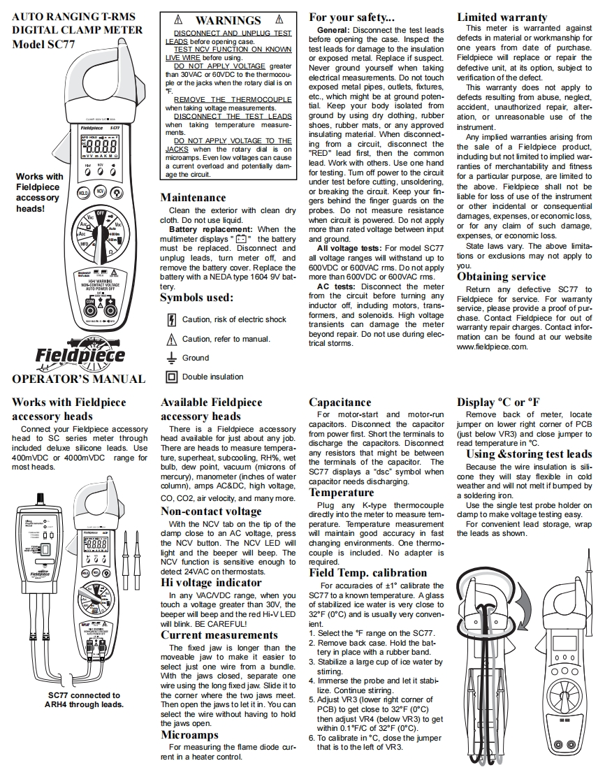 使用操作说明书手册-SC77-web