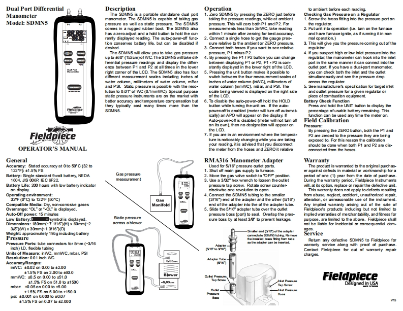 使用操作说明书手册-SDMN5-v15