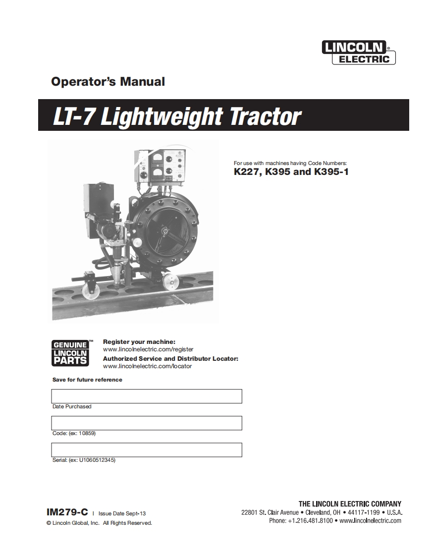使用说明书手册-LT-7-TRACTOR-找手册网