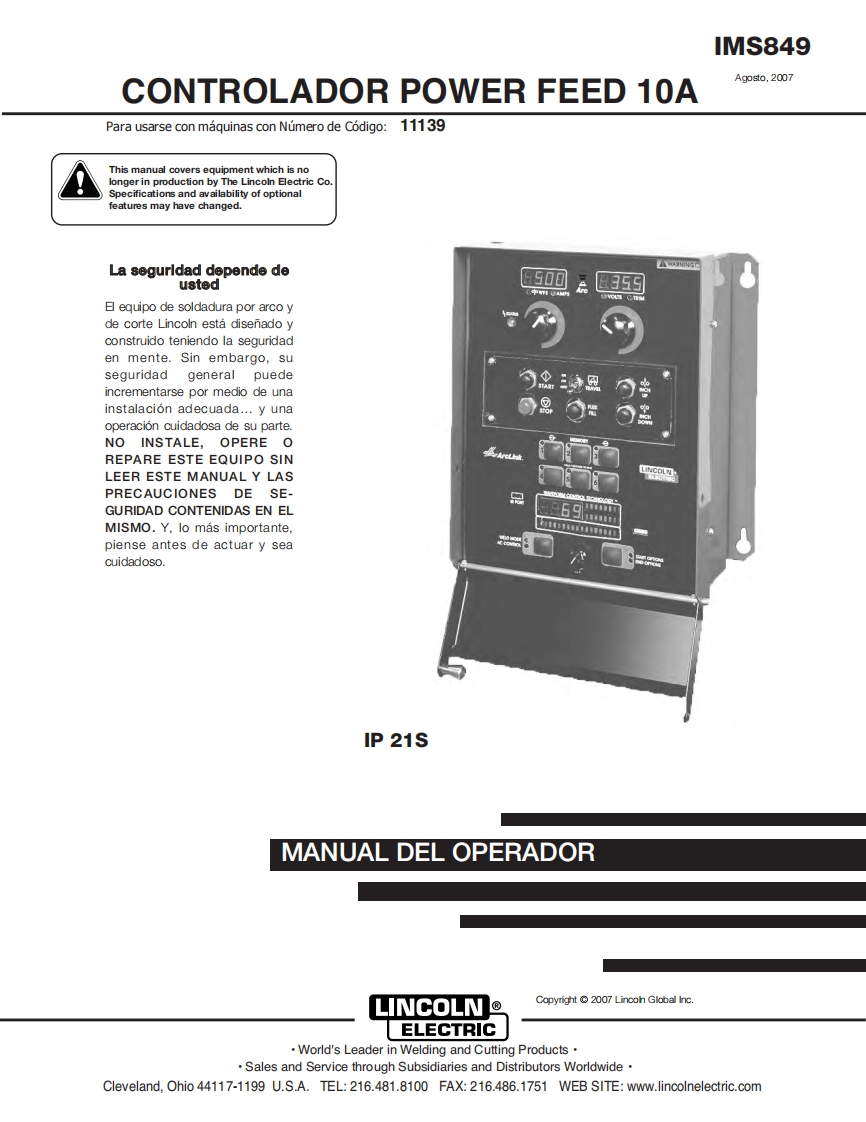 使用说明书手册-Powerfeed-10A