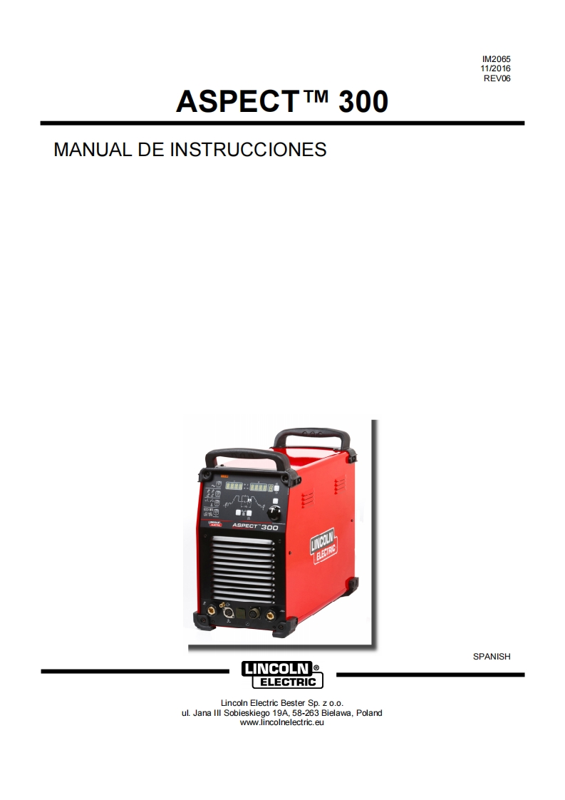 使用说明书手册Aspect-300