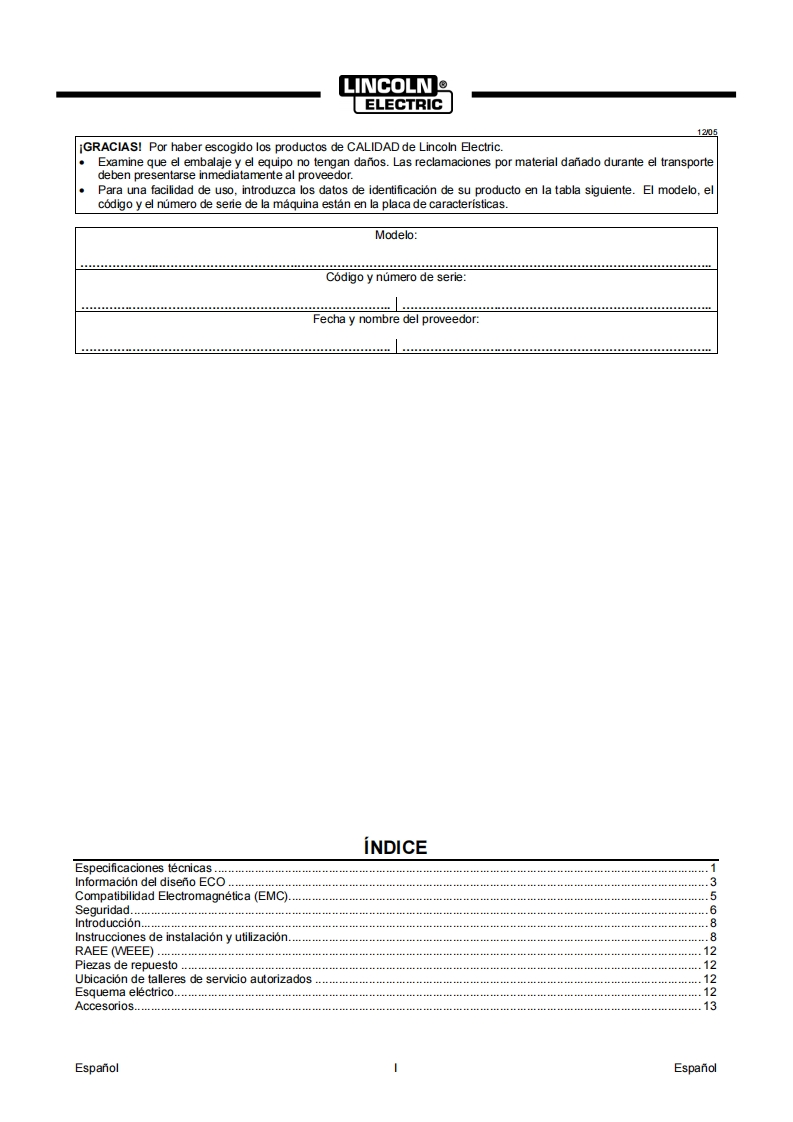 使用说明书手册Invertec-300-TP