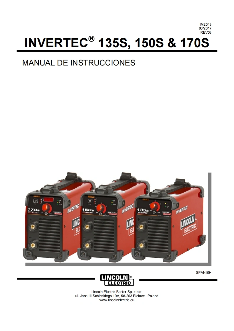 使用说明书手册Invertec-V135S-V150S-V170S-找手册网