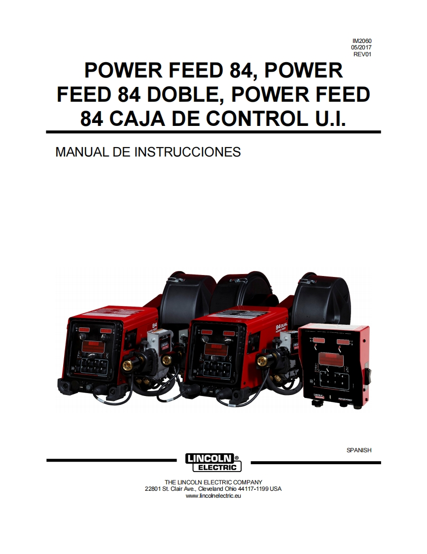 使用说明书手册Power-Feed-84-Power-Feed-84-DUAL