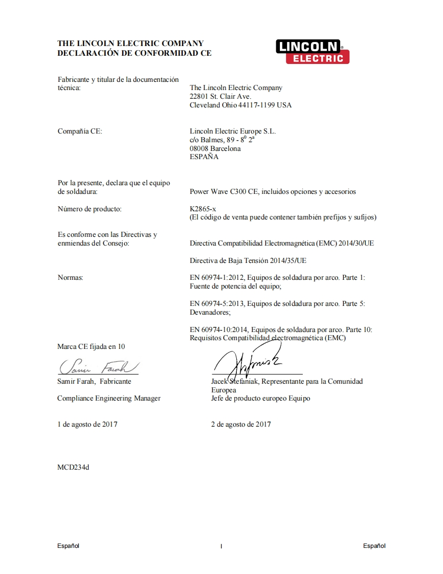 使用说明书手册Power-Wave-300C-Advanced