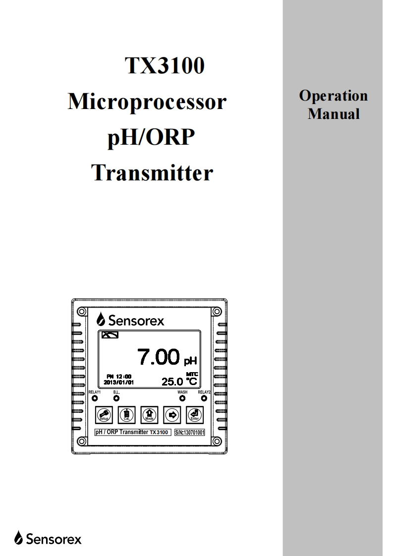 使用说明书手册TX3100