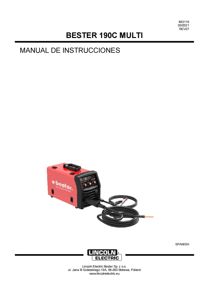 使用说明书手册bester-190C-Multi