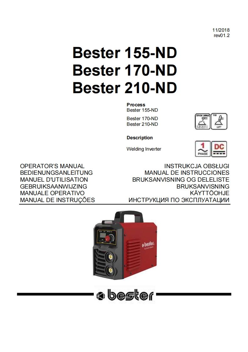 使用说明书手册bester-210