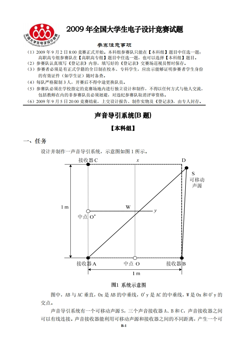 全国大学生电子设计比赛试题_声音导引系统新质力文库 - 聚焦新质生产力发展的数字化知识库_行业洞察 / 理论成果 / 实践指南免费下载新质力文库