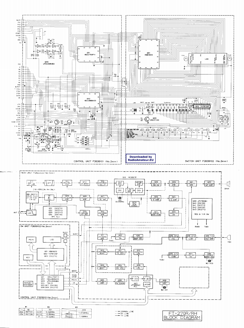 八重洲FT270_schematic电器原理图