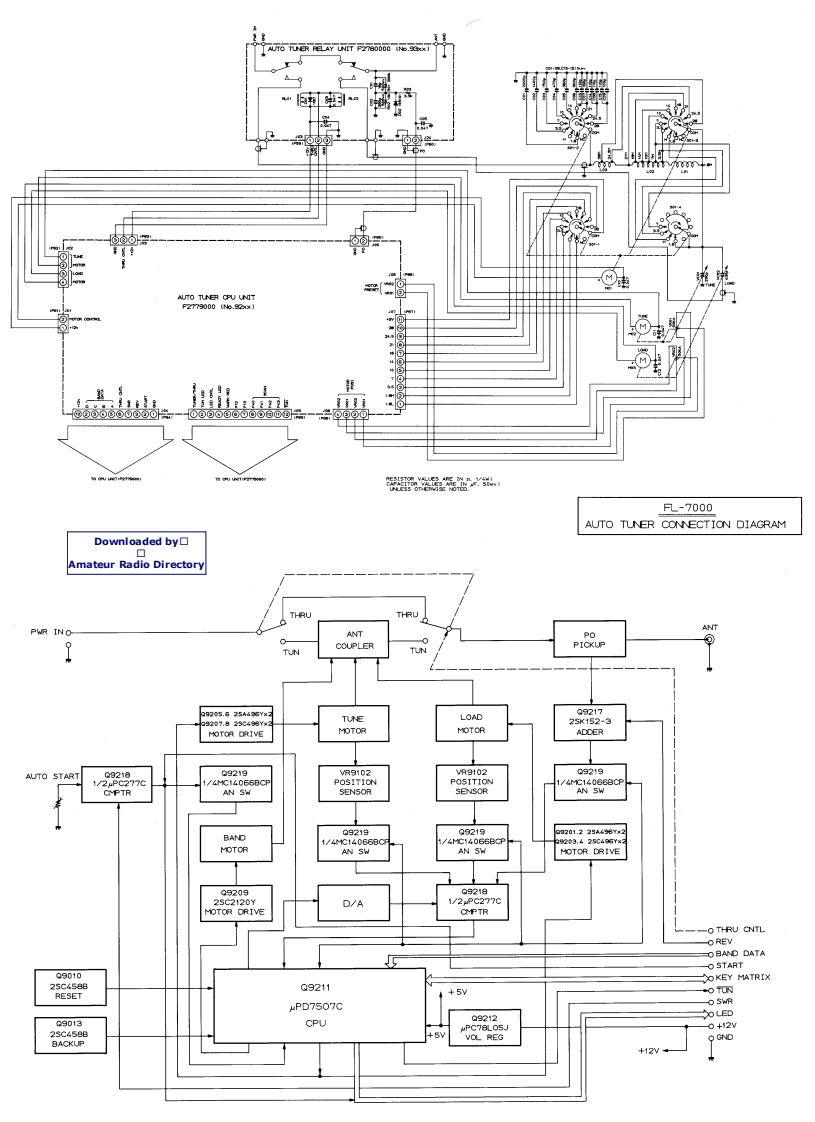 八重洲Yaesu_FL-7000_电器原理图