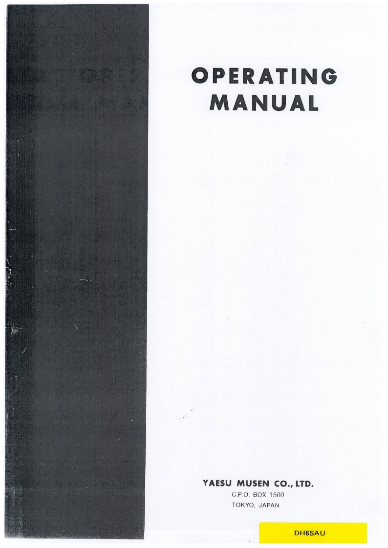 八重洲Yaesu_FT-70F_G_user操作说明书手册