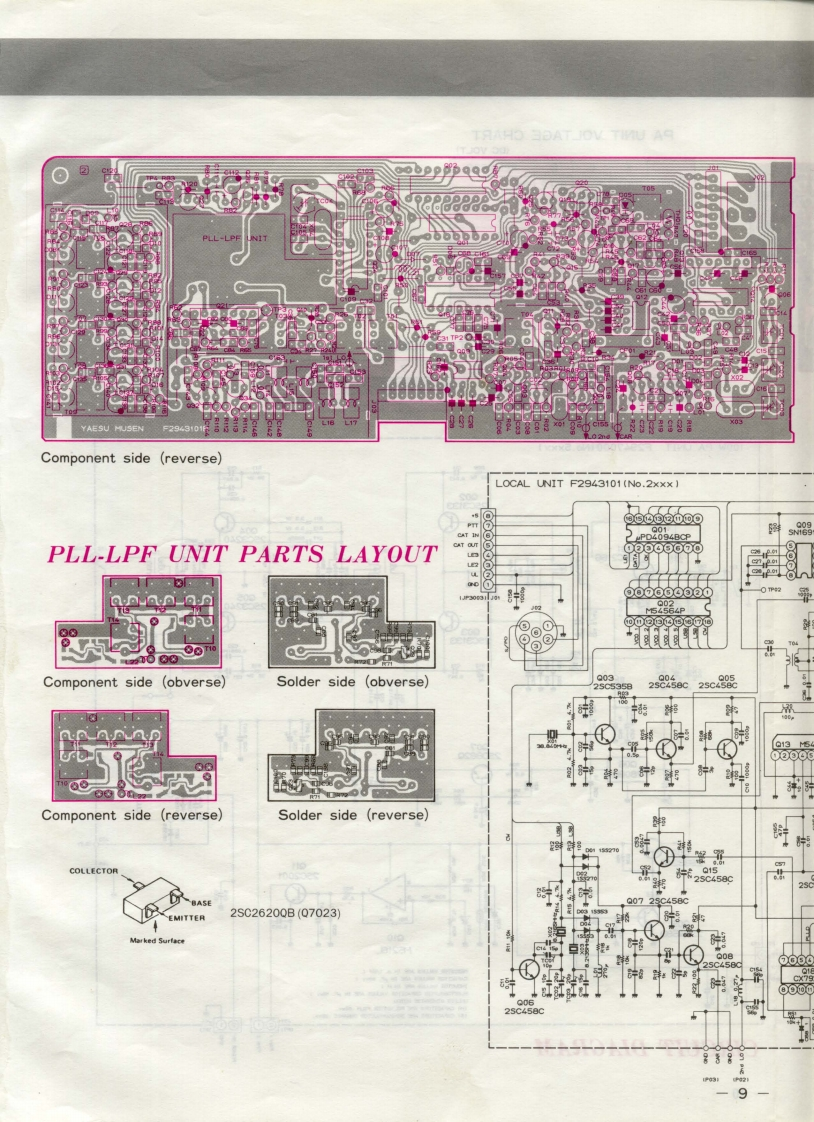 八重洲Yaesu_FT-747_FT-80C_local_unit_serv维修手册含电器原理图
