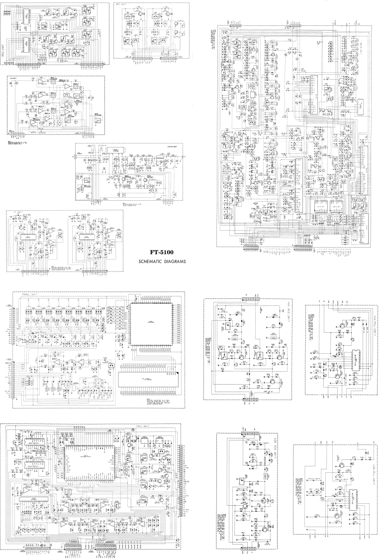 八重洲yaesu_ft-5100_circuit_diagrams维修手册服务手册电器原理图