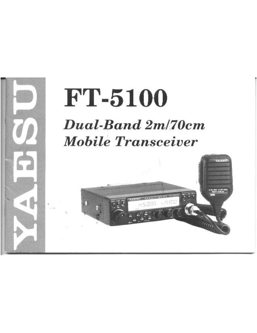 八重洲yaesu_ft-5100_user_manual_en操作说明书手册