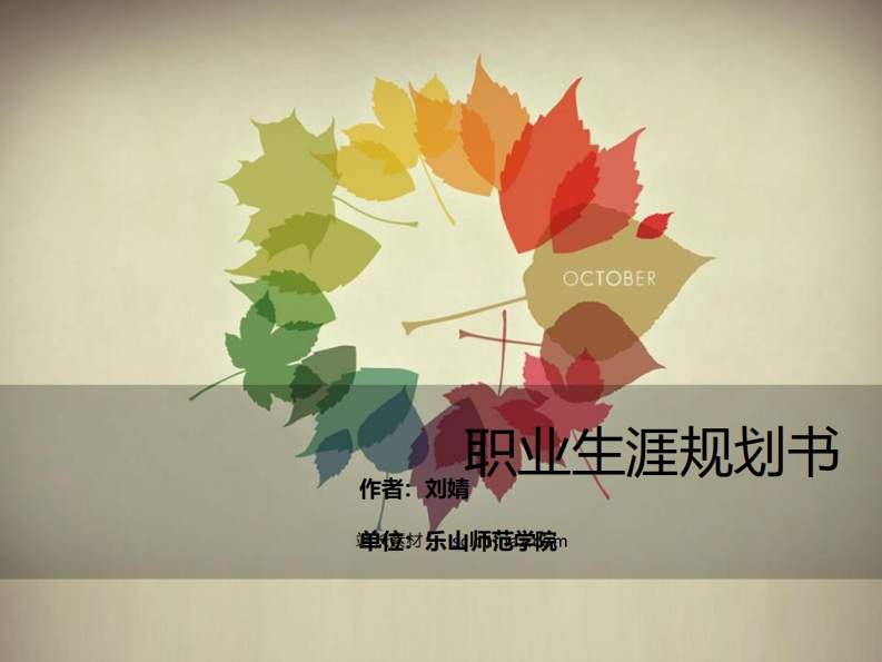 刘婧的职业生涯规划资料