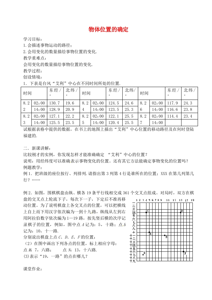 初二数学上册5.1物体位置的确定导学案（无答新质力文库 - 聚焦新质生产力发展的数字化知识库_行业洞察 / 理论成果 / 实践指南免费下载新质力文库