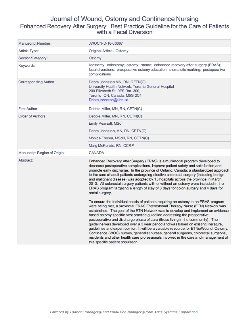 加拿大2016the-Care-of-Patients-with-a-Fecal-Diversion
