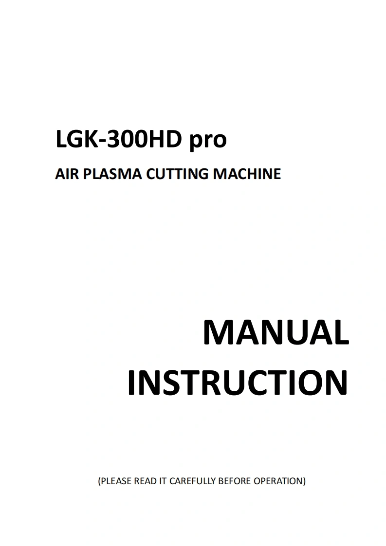 华远LGK-300HD-pro操作与维护手册-找手册网
