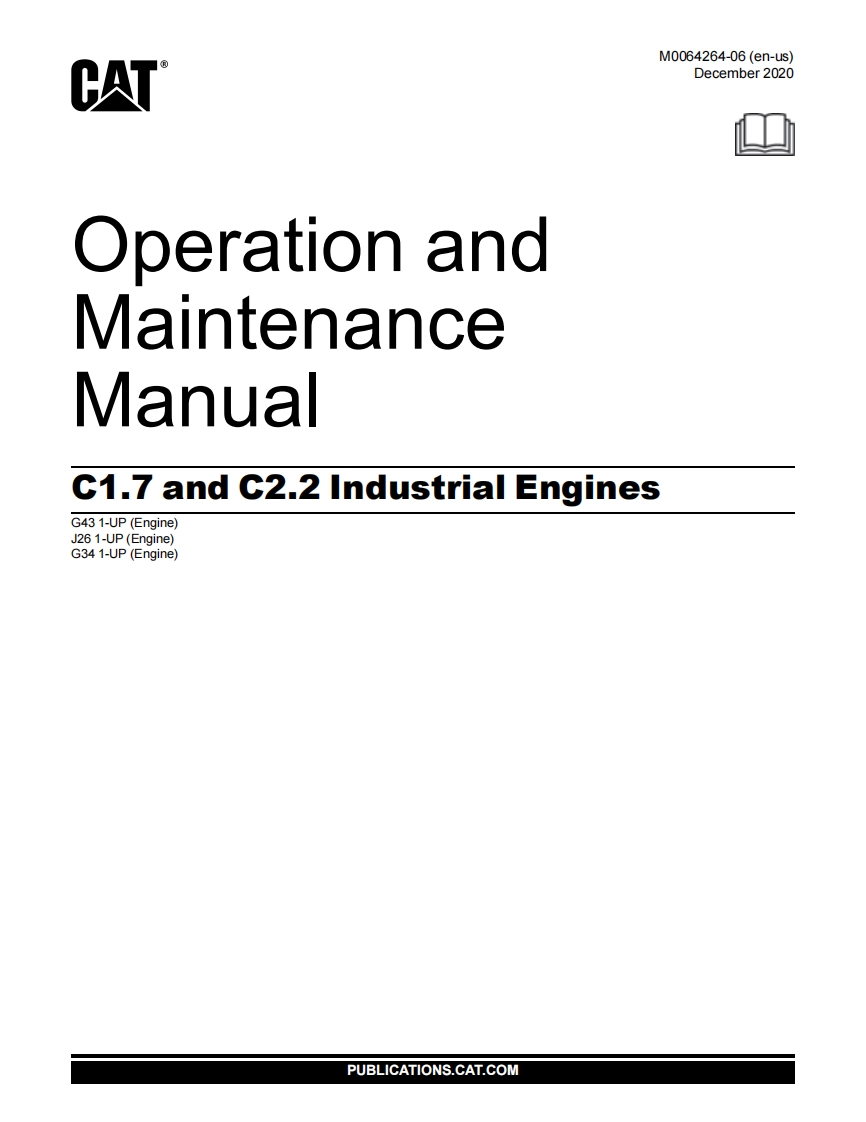 卡特CAT-C1.7-2.2-Engine-Manual-M0064264EN-US维修资料-找手册网