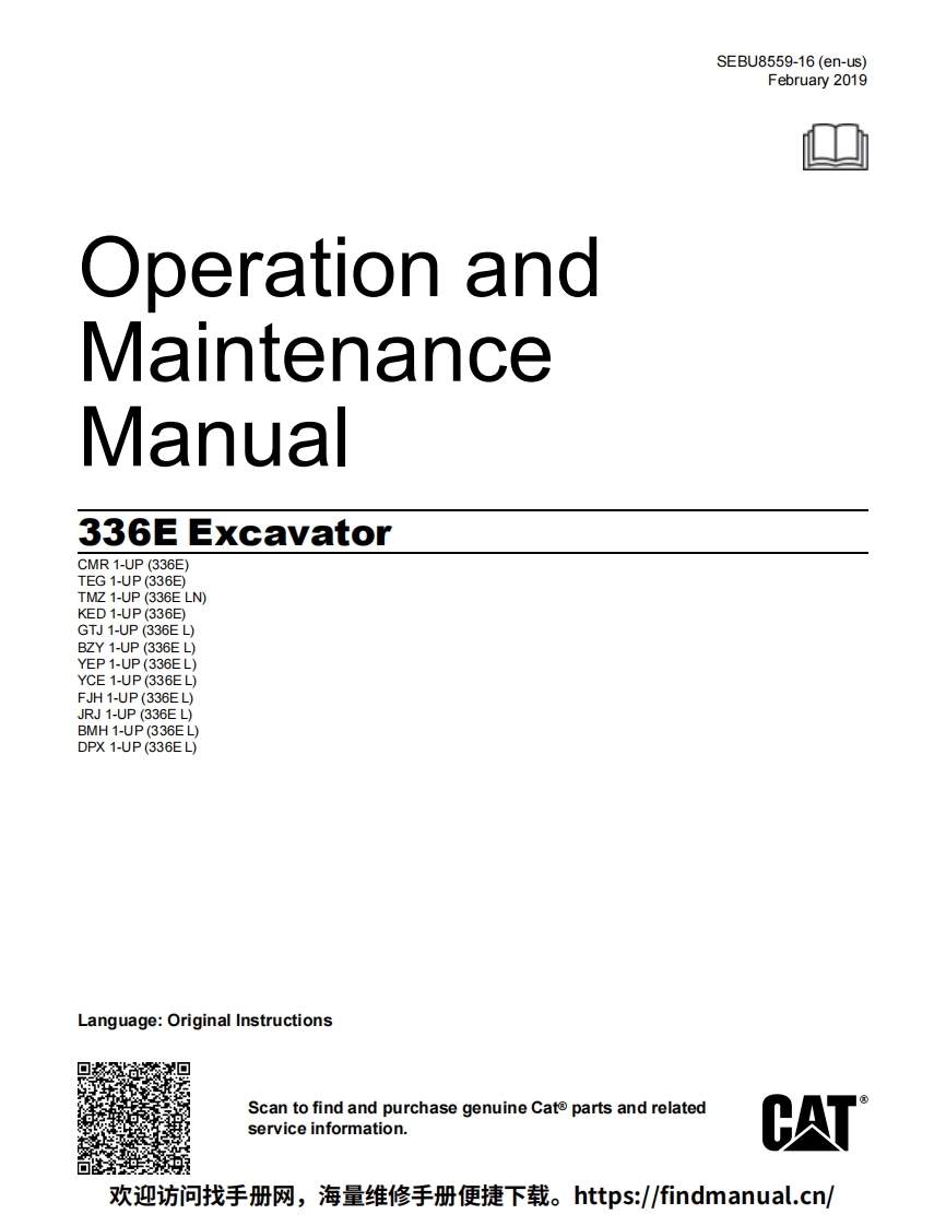卡特CAT-CAT-336E维修资料-找手册网