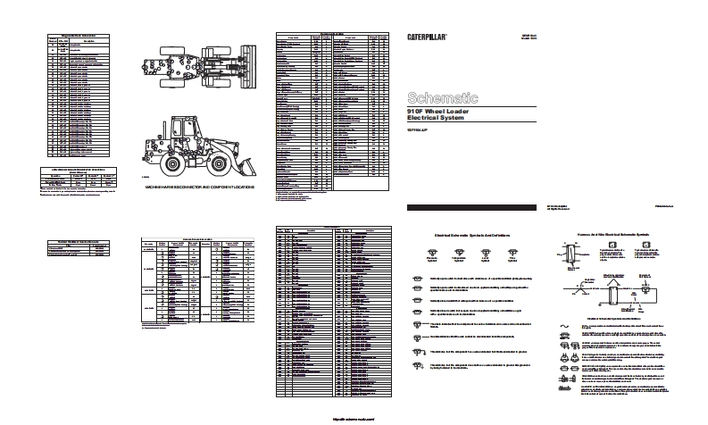 卡特Cat-910F-Wheel-Loader-Electrical-Schematic电器原理图