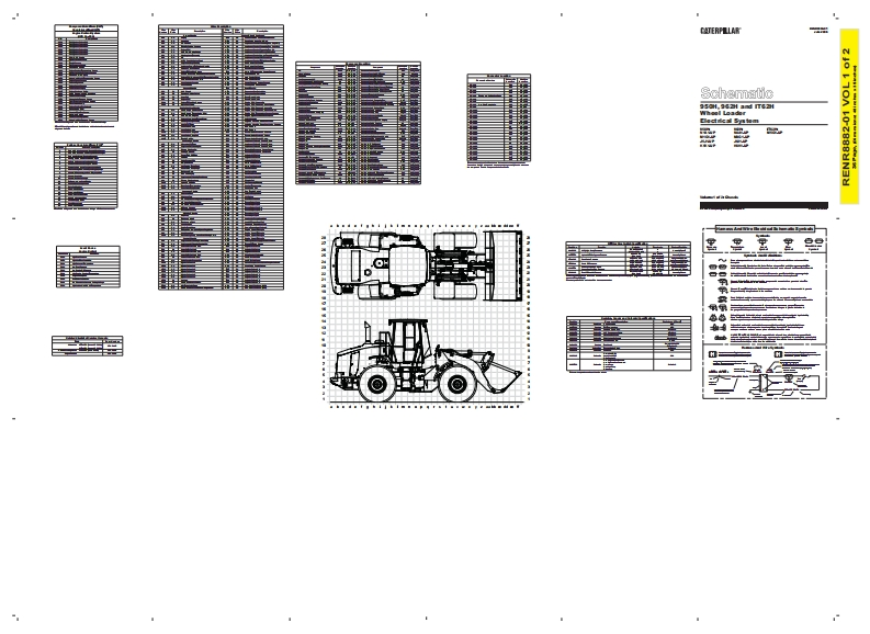 卡特Cat-950H-962H-IT62H-Wheel-Loaders-Wiring-Diagrams电器原理图