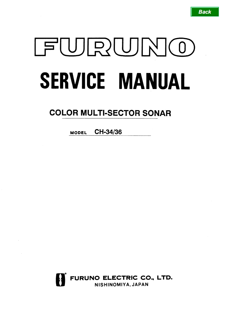 古野FURUNO-ch34-ch36-维修图纸手册